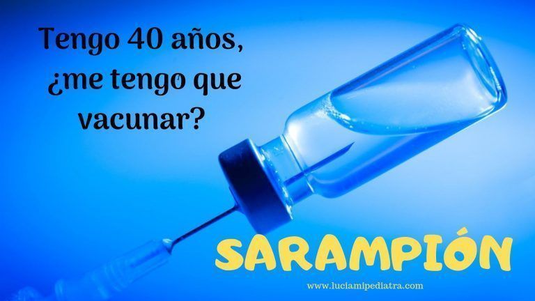 Sarampión: tengo 40 años, ¿me tengo que vacunar?