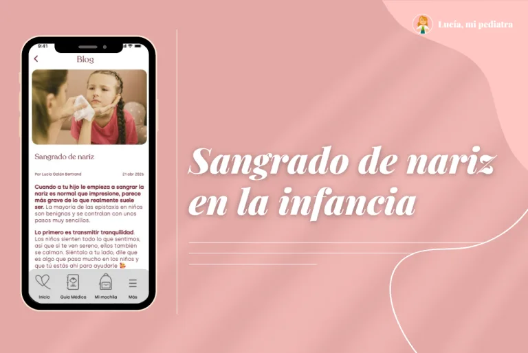 Sangrado de nariz en la infancia