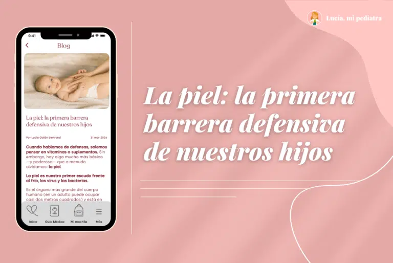 La piel: la primera barrera defensiva de nuestros hijos